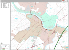 New Brunswick Digital Map Premium Style